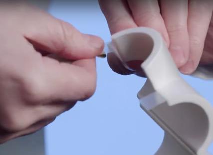 applying cut down to tee fitting